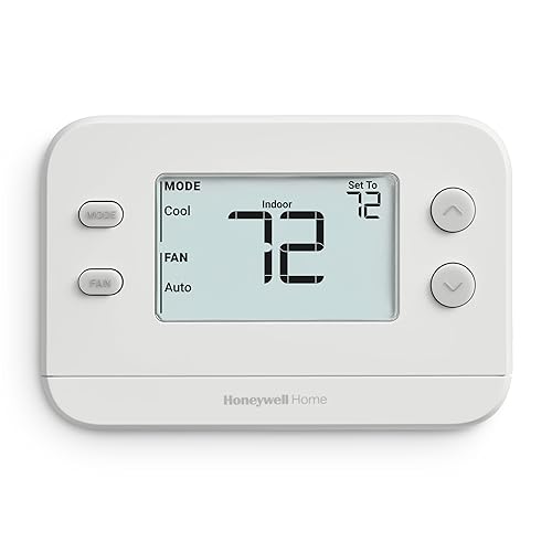 New! Honeywell Home Non-Programmable Thermostat, Single-Stage, 1 Heat/1 Cool Compatibility,