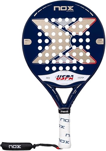 Pala de pádel Pro Cup USPA Exclusive Edition 2025  Pádel oficial NOX USPA Circuit Raqueta  Marco de carbono y núcleo HR3  Diseño Premium Pala USA