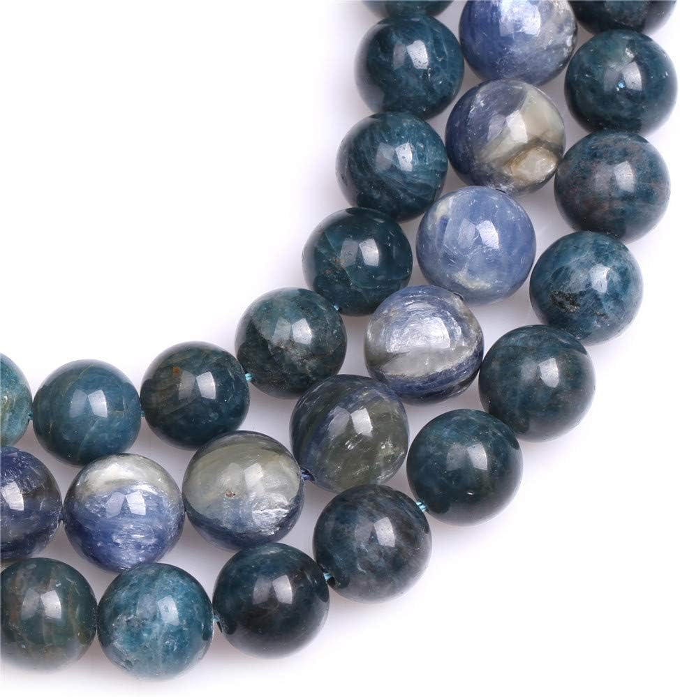 GEM-Inside Natural 12mm Blue Kyanite Round Gemstone Semi Precious Loose Beads for Jewellery Making 15'' - Image 5