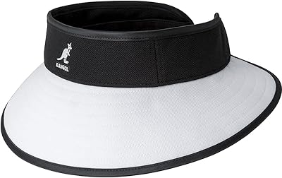 Kangol Golf Sun Visor - Black/White / 1SFM