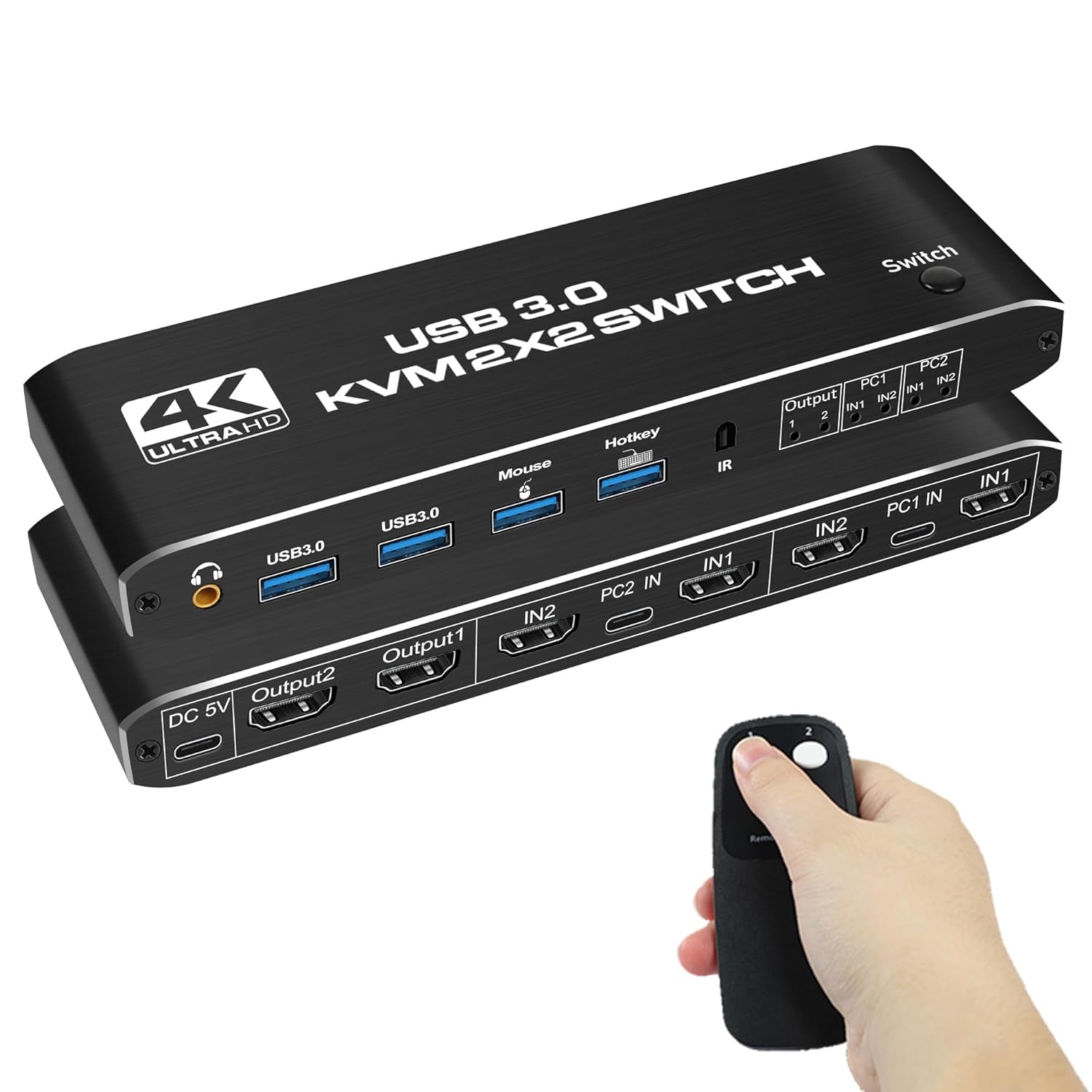 MICROWARE 2x2 HDMI kvm switch 4K 60Hz Dual Monitor KVM HDMI Extended Display USB KVM Switcher 2 in 2 out for 2 Computers Share 2 Monitors (B0CNRCXL51) Amazon Price History, Amazon Price Tracker