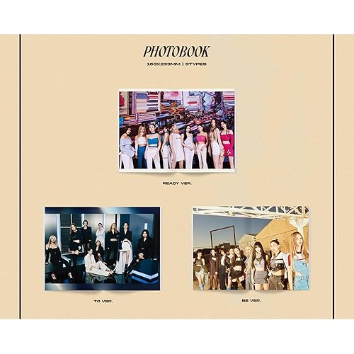 Miniatura 3 de TWICE - LISTO PARA SER 12º Mini álbum+Beneficio de Pre-Pedido+Póster Plegado (ver al azar / CD solamente, sin póster)