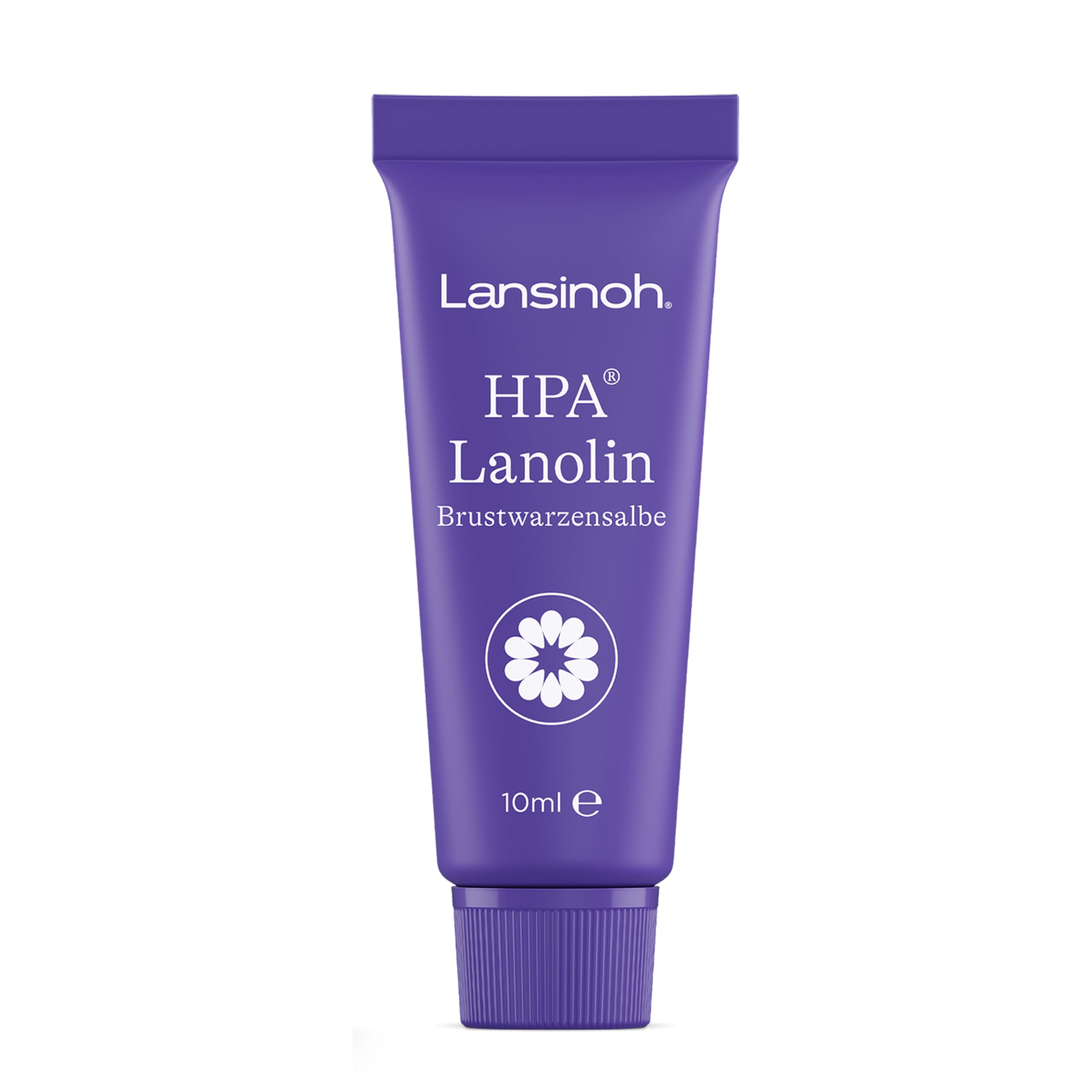 Lansinoh HPA Lanolin Brustwarzensalbe, 10 ml | beruhigt und schützt beanspruchte Brustwarzen, muss vor dem Stillen nicht abgewaschen werden, dermatologisch getestet
