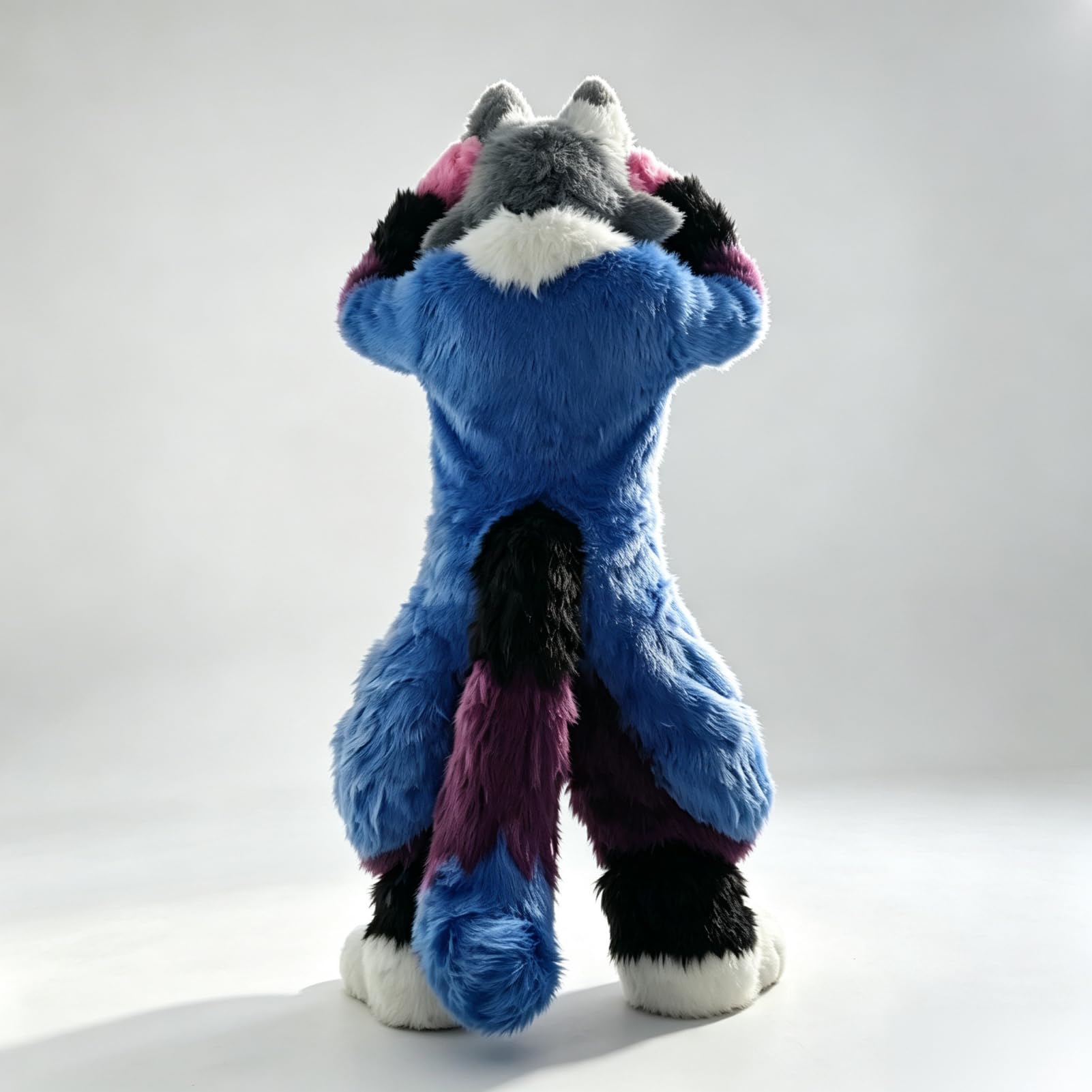 Furry Fursuit pełny kostium maskotki realistyczny strój cosplay | Dostępny w wielu kolorach z możliwością dostosowania rozmiarów. Idealny na imprezy, karnawały, pokazy cosplay i spotkania fur