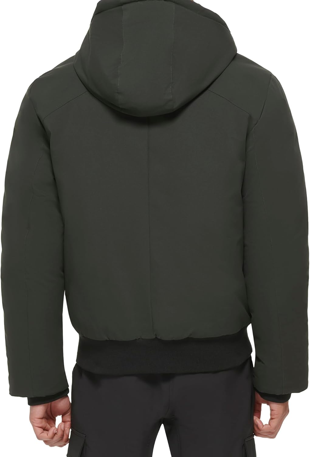DKNY Men's Arctic Cloth Hooded Bomber Jacket - Image 4