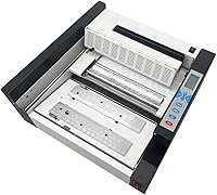 Vista 9 de Máquina automática de encuadernación de libros de fusión en caliente, carpeta de libros de acero grueso, carpeta de pegamento caliente de 1000 W