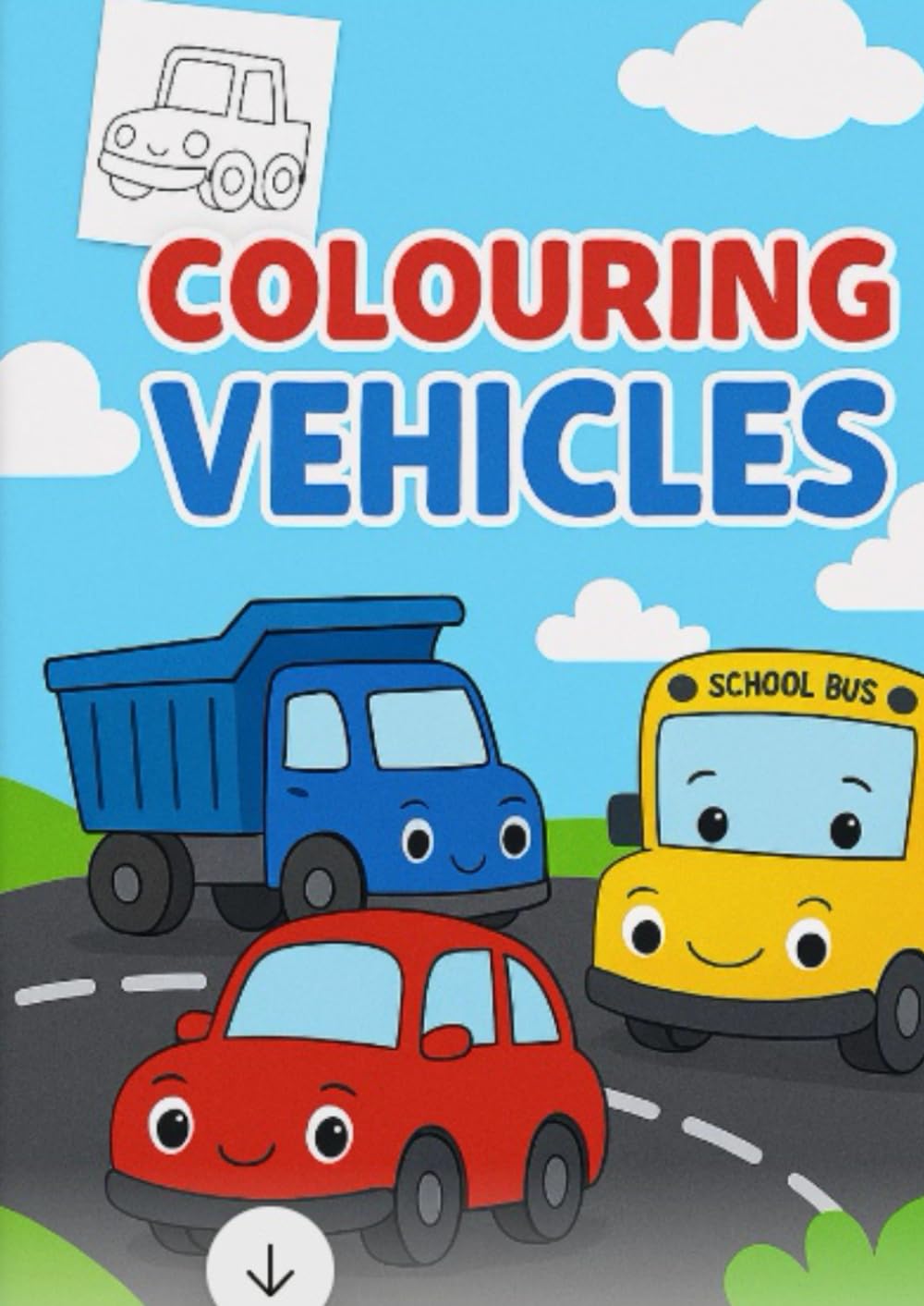 Vehicles Colouring Book