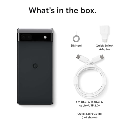 Miniatura 8 de Google Pixel 6a - Teléfono Android 5G - Teléfono inteligente desbloqueado con cámara de 12 megapíxeles y batería de 24 horas color carbón