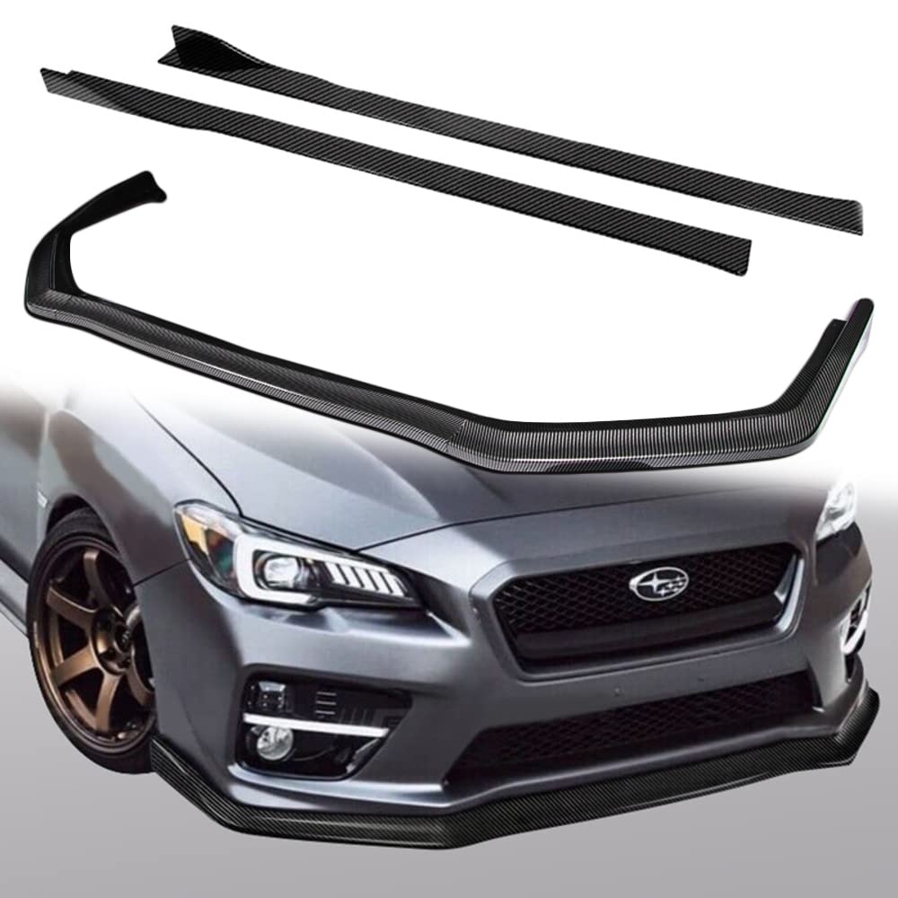 Amazon.com: Q1-TECH, 9-Piece Front Bumper Lip & Side Skirt
