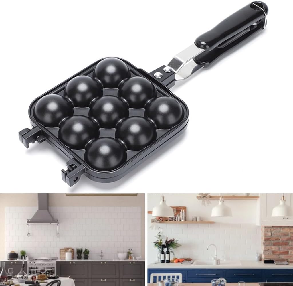 Aluminum Alloy Takoyaki Pan Nonstick Grilling Pan Cooking Plate Ta