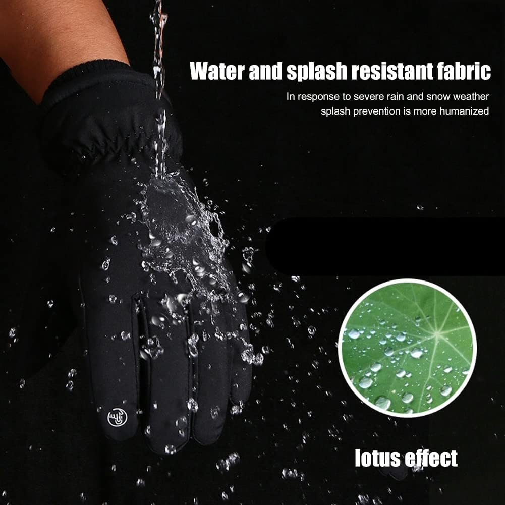 Professional Ski Gloves Touch Screen Fleece Winter Warm Snowboard Motorcycle Thermal Snow Gloves