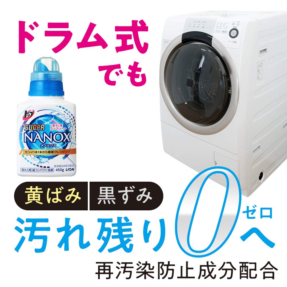 Amazon.co.jp: TOP SUPER NANOX Laundry Liquid Detergent, : Health