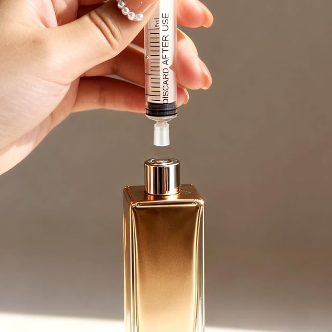 Ipetboom 100 piezas adaptadores para recarga de perfume miniatura 5
