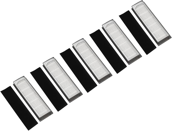 5PCS Vacuum Filters For DEEBOT For OZMO 920 950 For T8 For T9 For T5 For N5 For N7 For N8+ For N8 Pro Plus DX55 DX93 DJ65, Plastic Replacement Parts
