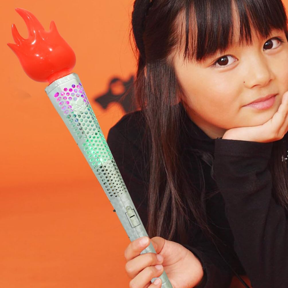 2pcs Boys and Girls Torch Prop Lightweight Multi-use for School Sports Events Birthday Parties and Outdoor Activities