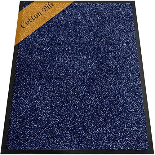 TrendMakers Machine Washable Grey Black Heavy Quality Non Slip Hard Wearing Barrier Mat/Dirt Trapper - 15 Sizes (40cm x 60cm)