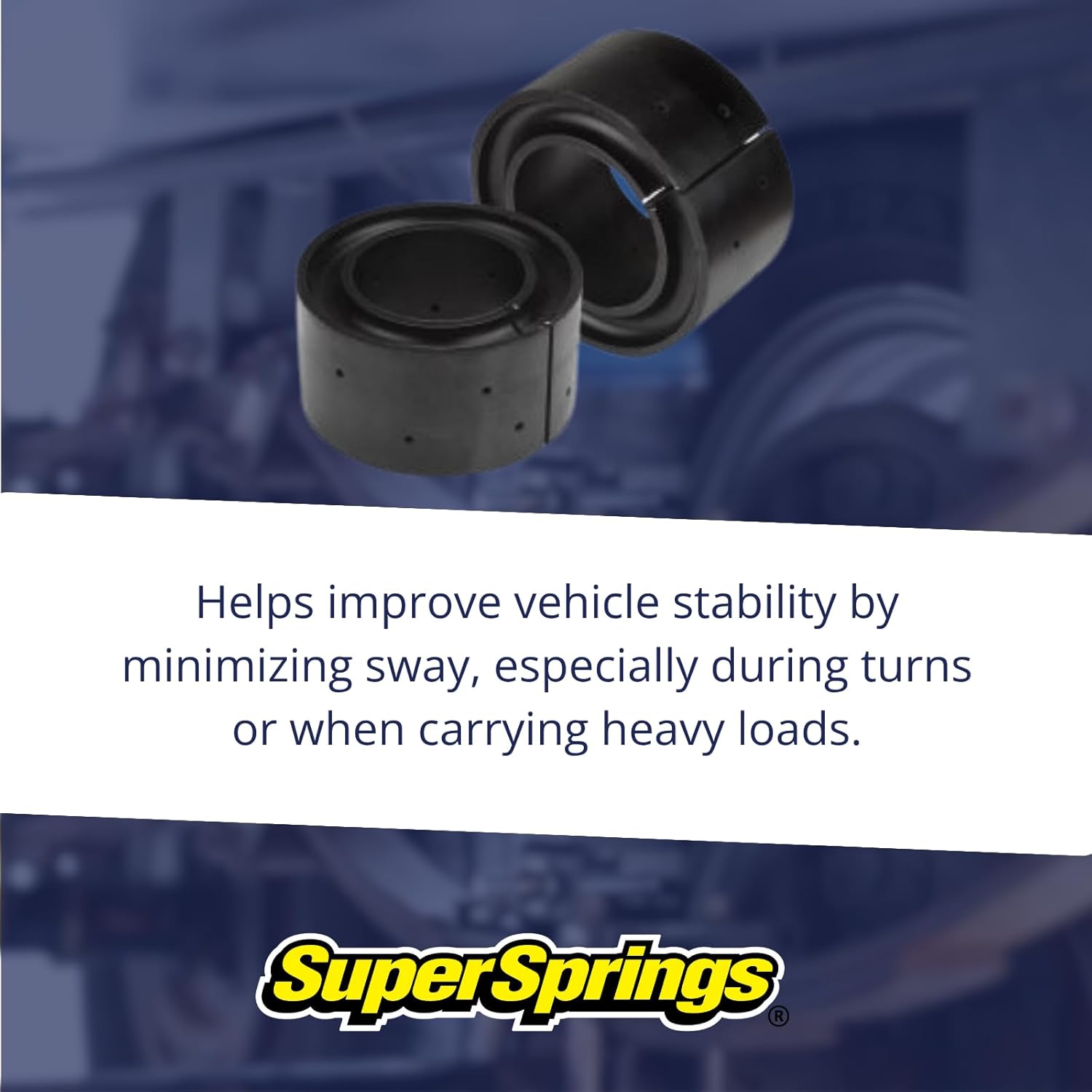 SuperSprings CSS-1195 | Coil SumoSprings for various applications | 1.95 inch inner wall height, Black