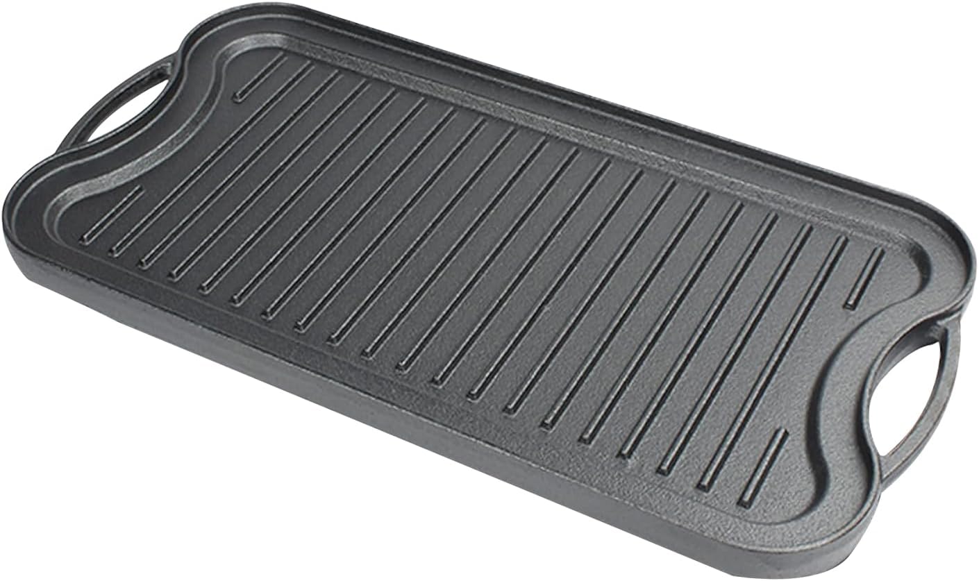 Large Pre-Seasoned Cast iron Skillet 15" single handle,Commercial grade Outdoor Camping cooking tool,Pizza, Frying pan can use on Open fire,Grill,Stovetop,Induction,Oven.