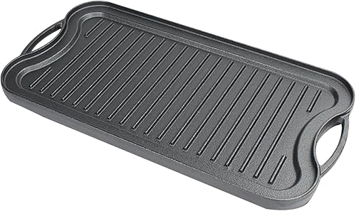 Home VSS Hierro fundido, sartén para parrilla pre-sazonada 20" x 9.5"