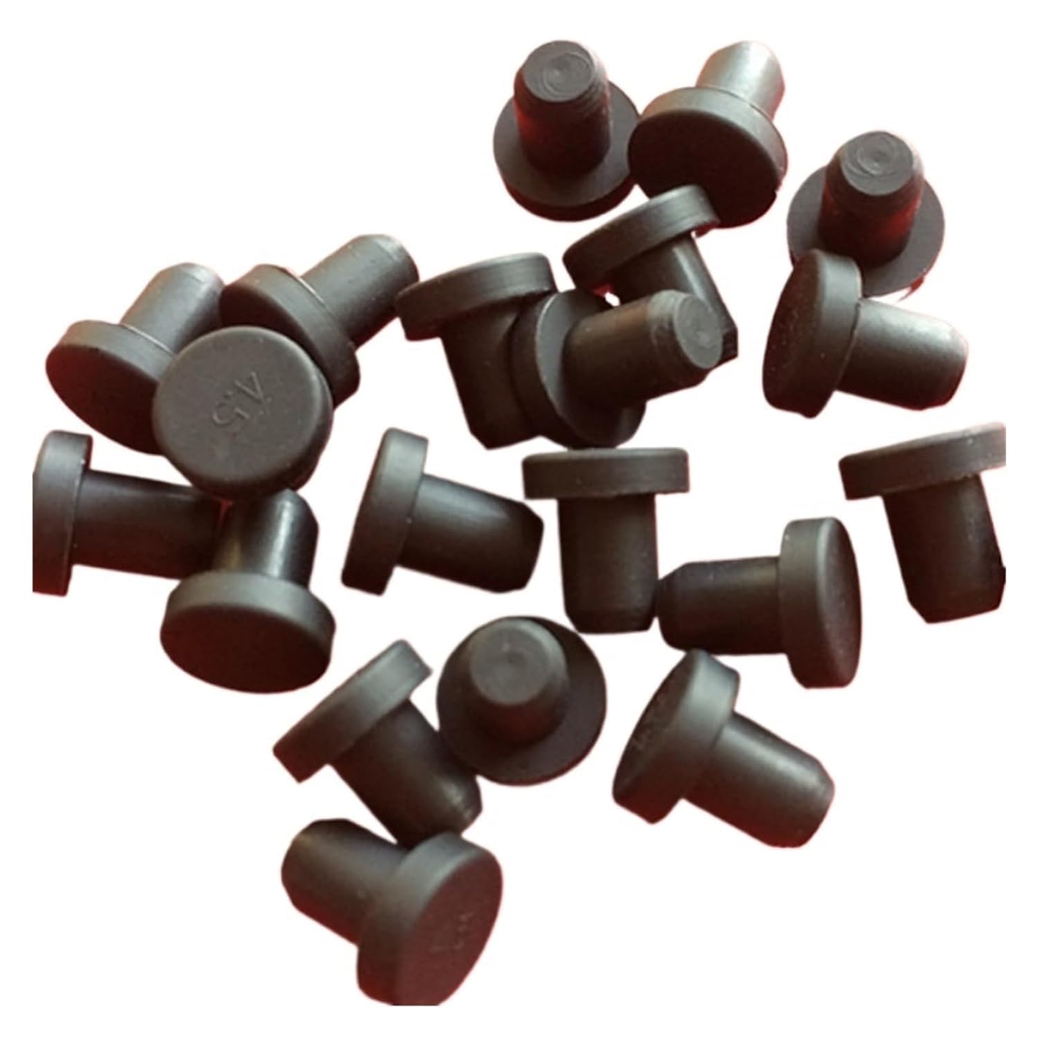 Tapones de Silicona con Ojal a presión, 10 Unidades, 2,7 mm-14 mm, Tipo T sólido, Sellado a Alta Temperatura, a Prueba de Polvo (Negro, 8,5 mm)/13996(Noir,8.5mm)