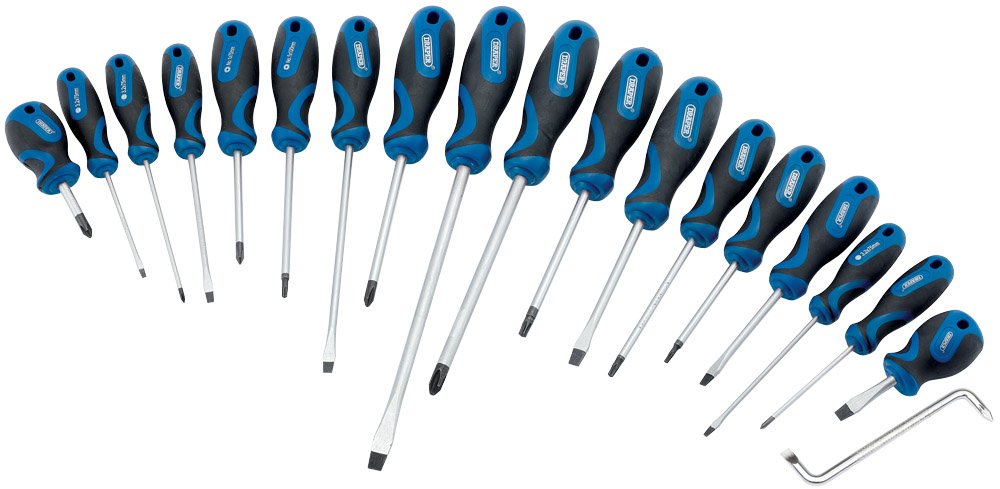 Draper 09548 - Juego de destornilladores (19 piezas)