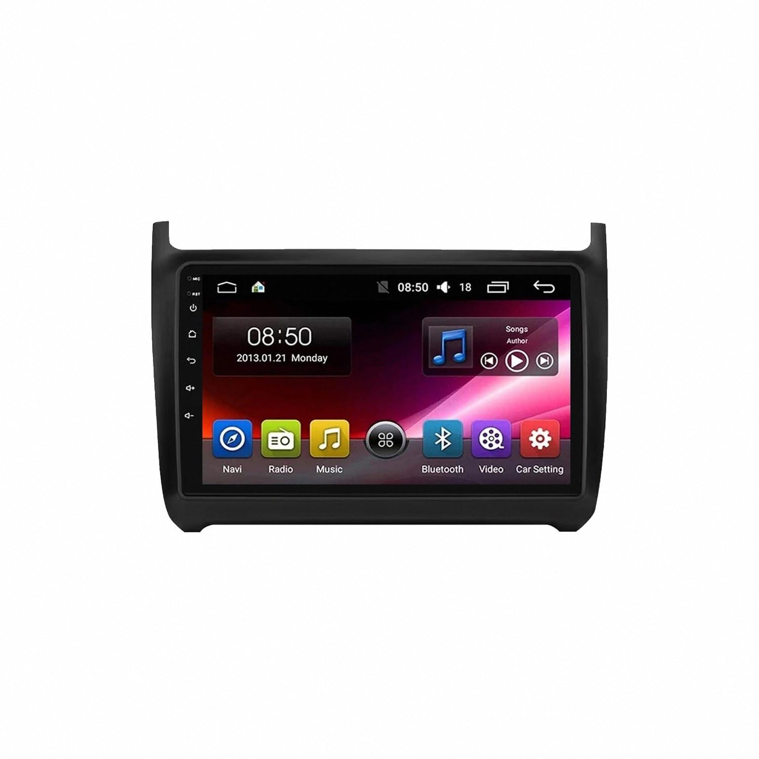 Radio Coche Bluetooth con Navegación 2G+32G y Cámara de Visión Trasera HD 8