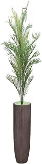 Vintage Home 62.25' Glow in The Dark Fake Palm Tree in a fiberstone Planter
