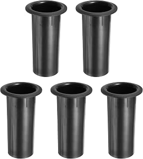 MECCANIXITY 5 Pcs Speaker Cabinet Port Tube, 2 x 5 Inch Speaker Port Tube for Bass-Reflex, Bass Woofer, DIY Speaker Projects, Bass Enhancement