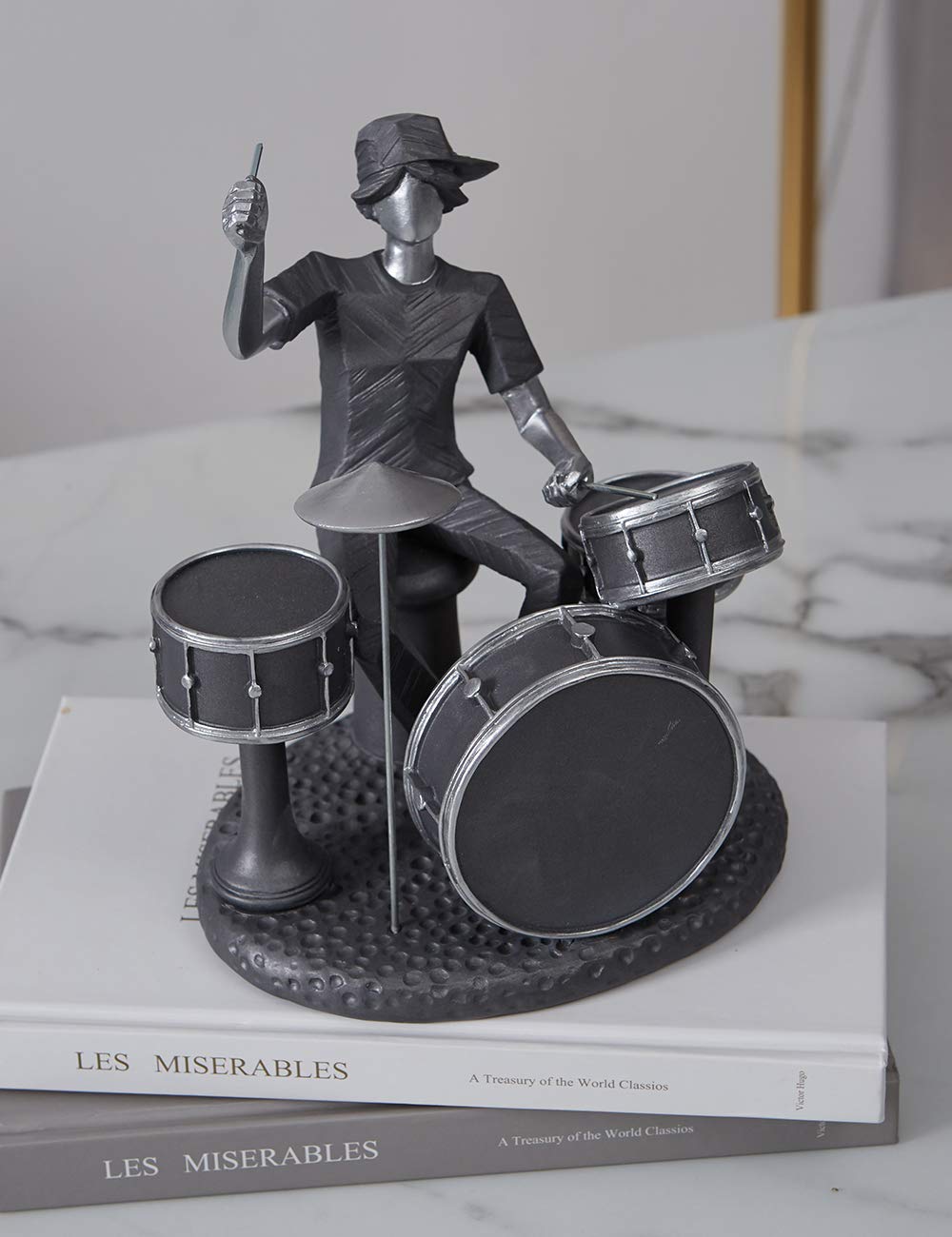NENBOLEC Music Sculpture Decor Modern Figurine Statue Musician Gifts Piano Ornament Table Centerpiece Crafts Polyresin Home Arts 21cm - Image 2