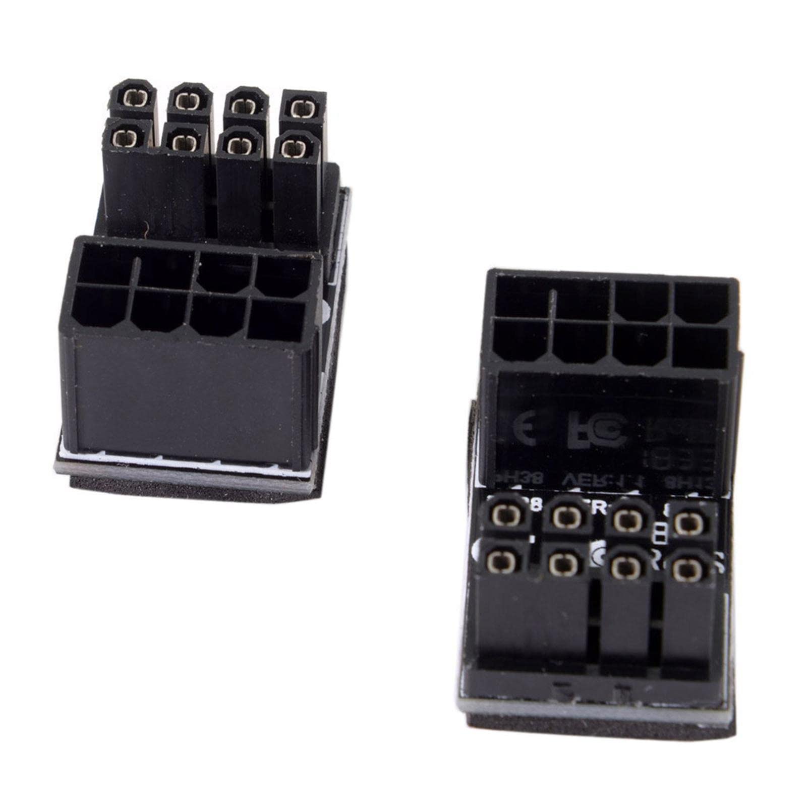 MYADDICTION 2Pcs Gpu 180 Degree Angle Power Adapter Set for Desktops Graphics Card 8Pin Computers/Tablets & Networking | Computer Cables & Connectors | Power Cables & Connectors-image-37