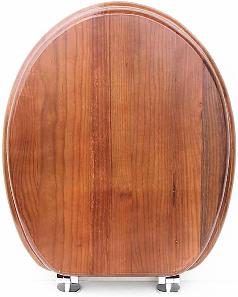 Solid Wood O Shaped Type Toilet Seats,universal Slow-close,ordinary Buffer Lid