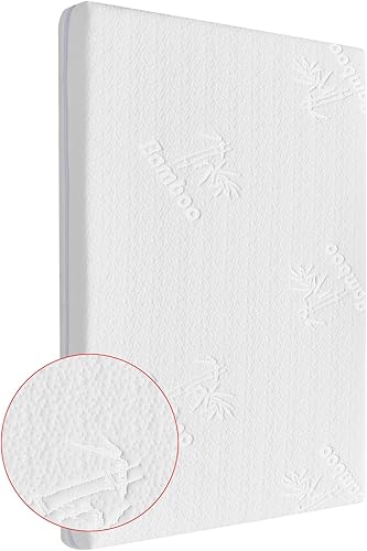 Miniatura 16 de colchones Pack n Play de 38x26: Almohadilla de colchón Pack n Play de espuma viscoelástica con gel de doble cara de 1.5 pulgadas de grosor que se