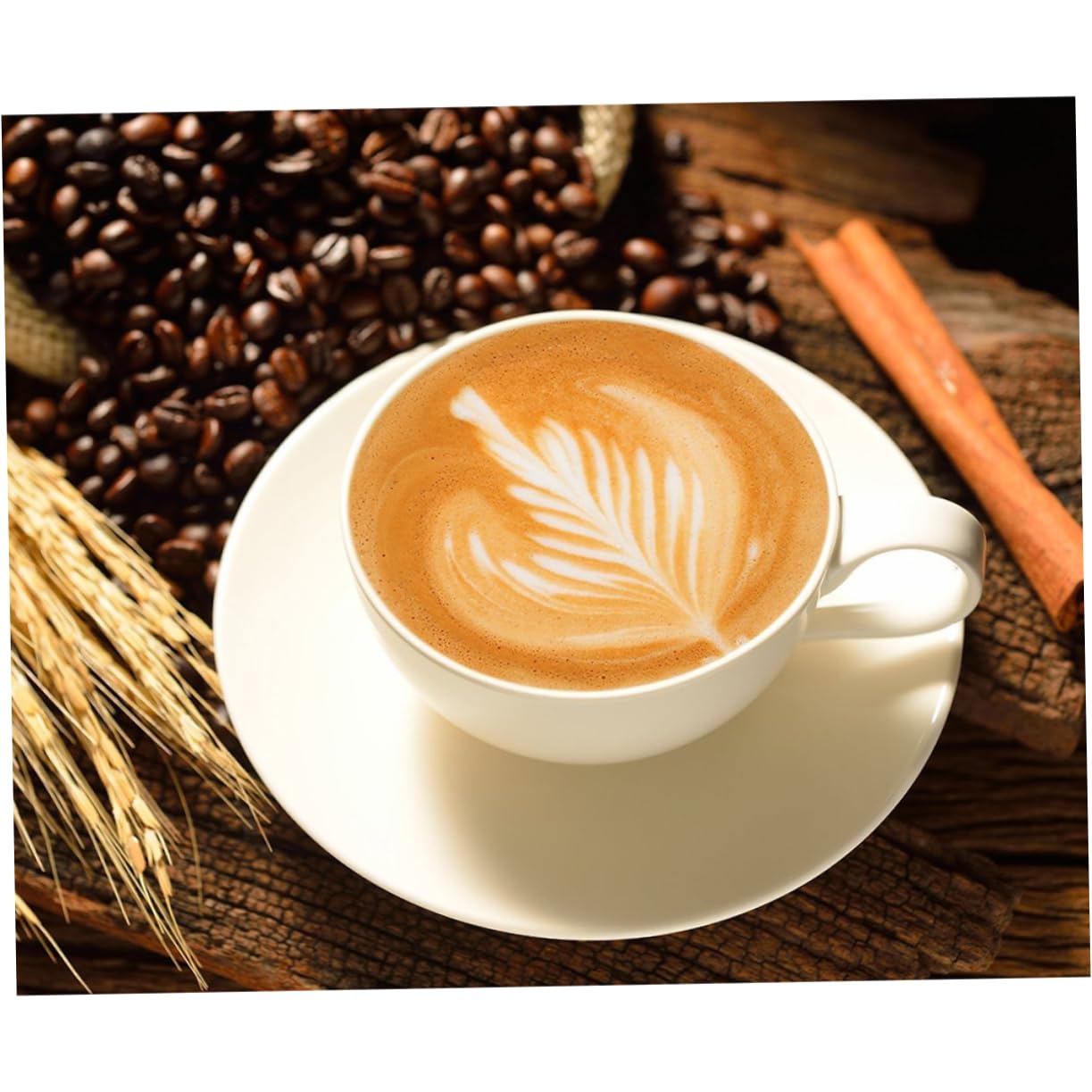OUNONA 3pièces Mousseur à Lait Électrique Acier Inoxydable Mixeur Portable à Main Pour Cappuccino Chocolat Chaud Et Lattes Fonctionnement à Piles Facile à Utiliser Nettoyer