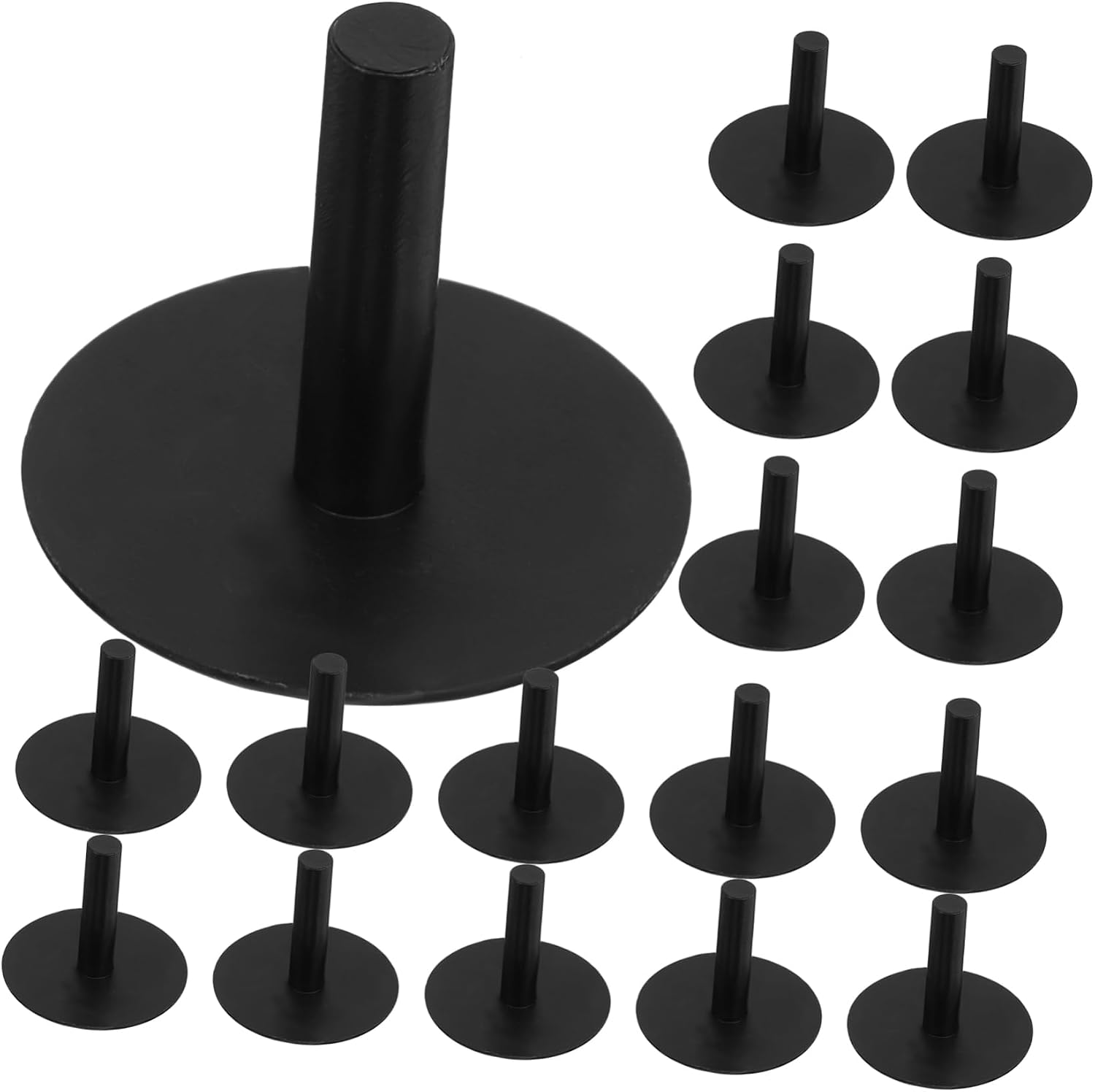 ibasenice 20pcs Black PP Duck Display Rack for Dashboard and Winch
