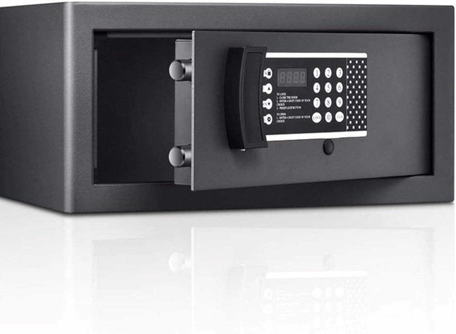 AMNOOL Screen Password Safe, Anti-Theft Semiconductor Insurance Cabinet Password Safe Deposit Box-1