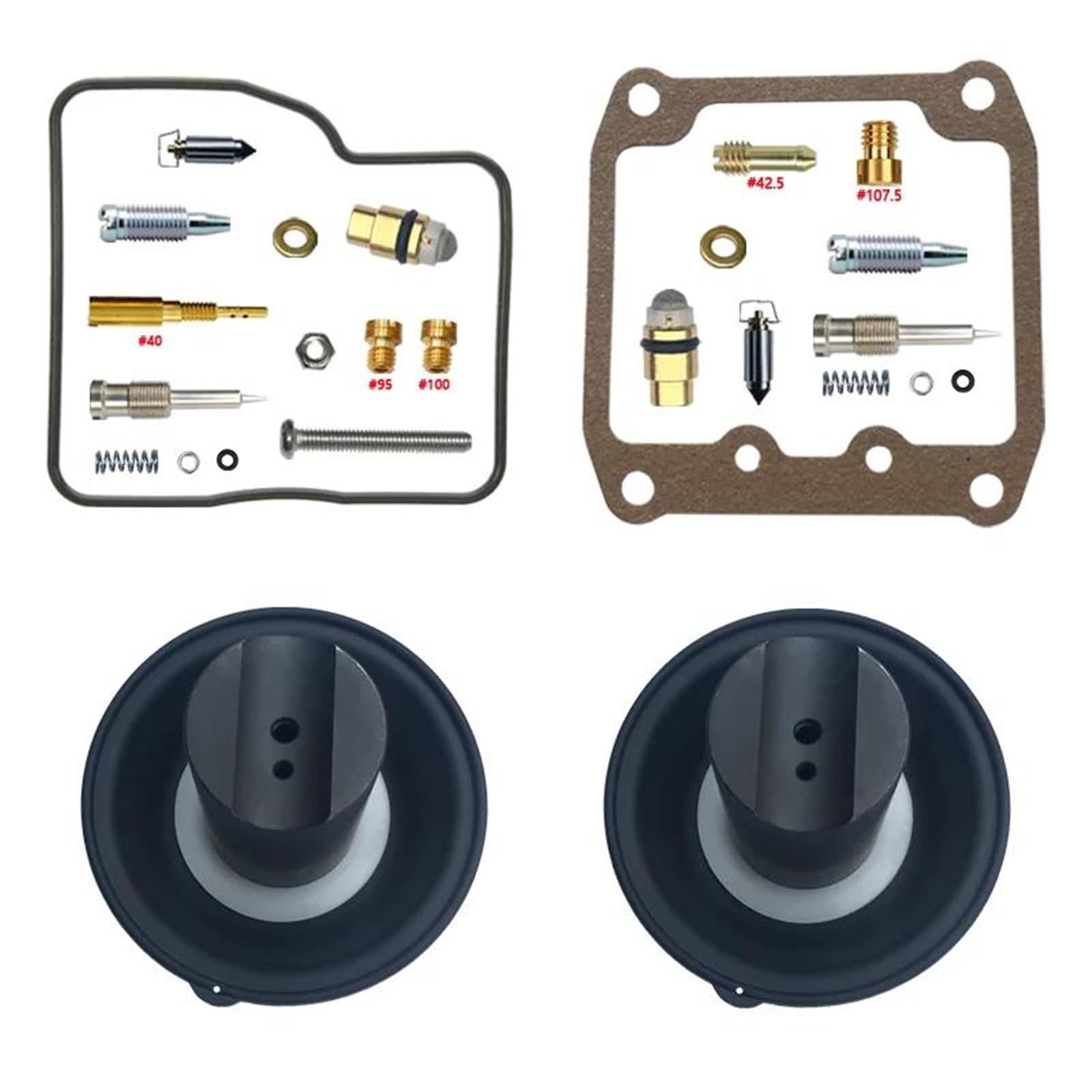 Kit réparation carburateur Suzuki Intruder VS800 rénovation diaphragme piston admission