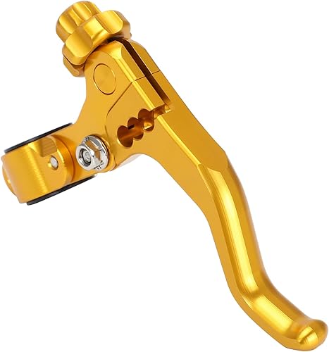 Vista 13 de JFG RACING Palanca de embrague de acrobacias cortas CNC de 0.866 in, 7/8 pulgadas, palanca de embrague universal para motocicleta para CFR250R Rojo