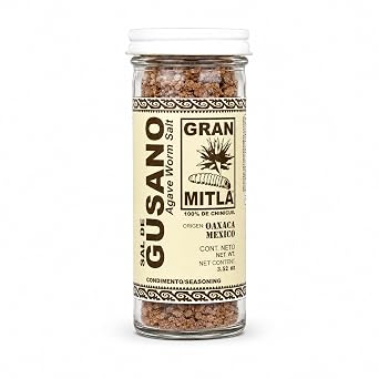 Gran Mitla Sal de Gusano Worm Salt 100 Gram Jar 3.52 oz