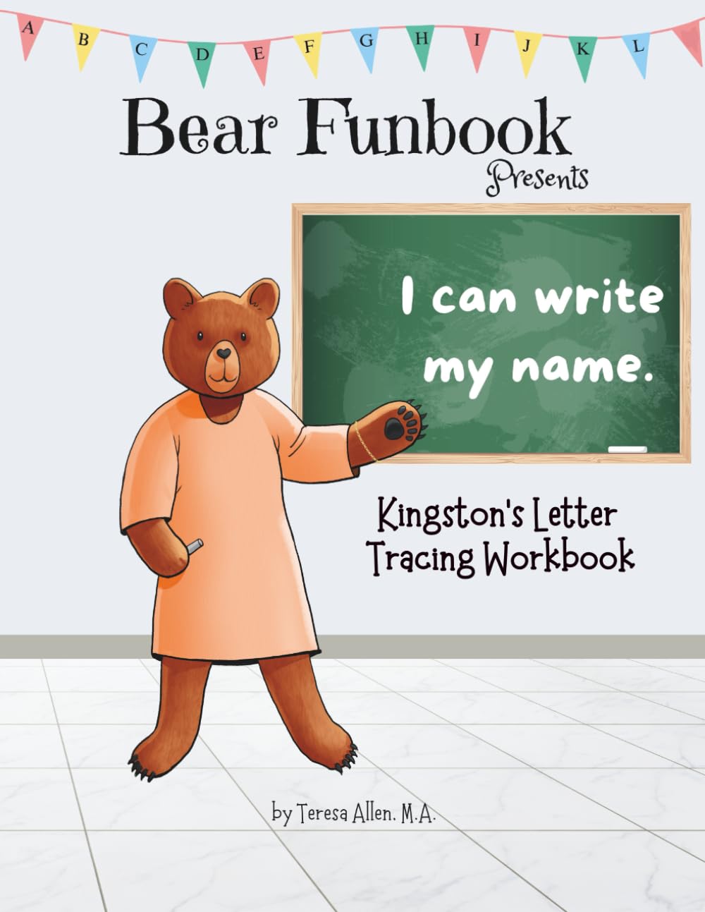 Cahier de Traçage Personnalisé pour Enfants - Apprends à Écrire Ton Nom