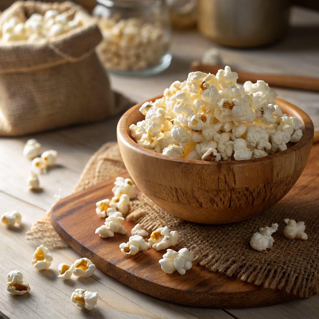Snappy White Popcorn Kernels for Popping with Popcorn Machine, Air Popper or Stove Top, 4 lb Bags, 6 Pack