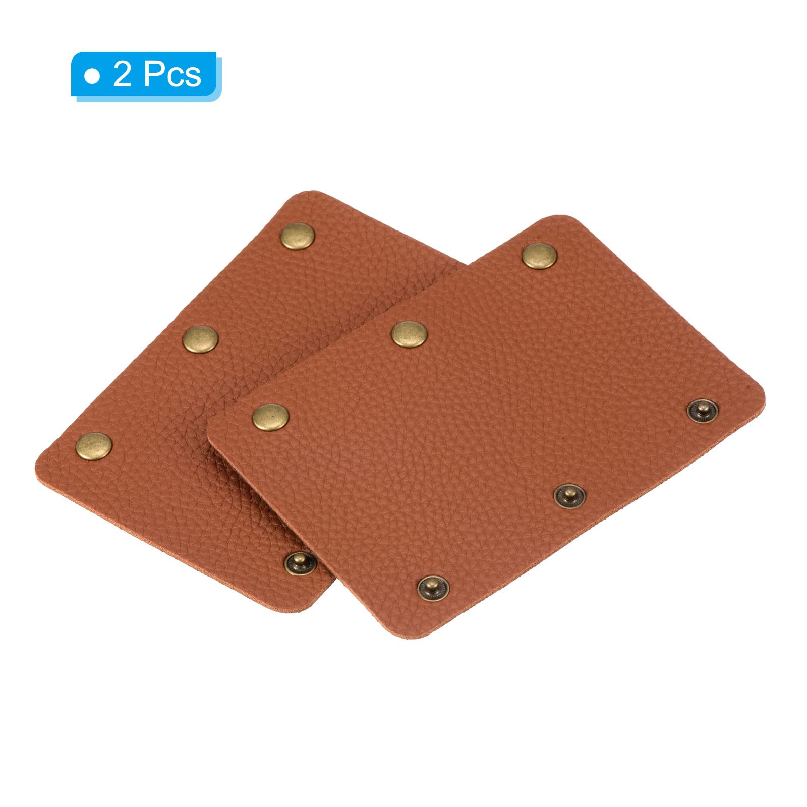 2 Coprimaniglie Per Borsa In PU - Nero, 10x13 Cm, Protezione E Comfort Per Valigie E Shopping Bag - Foto 2