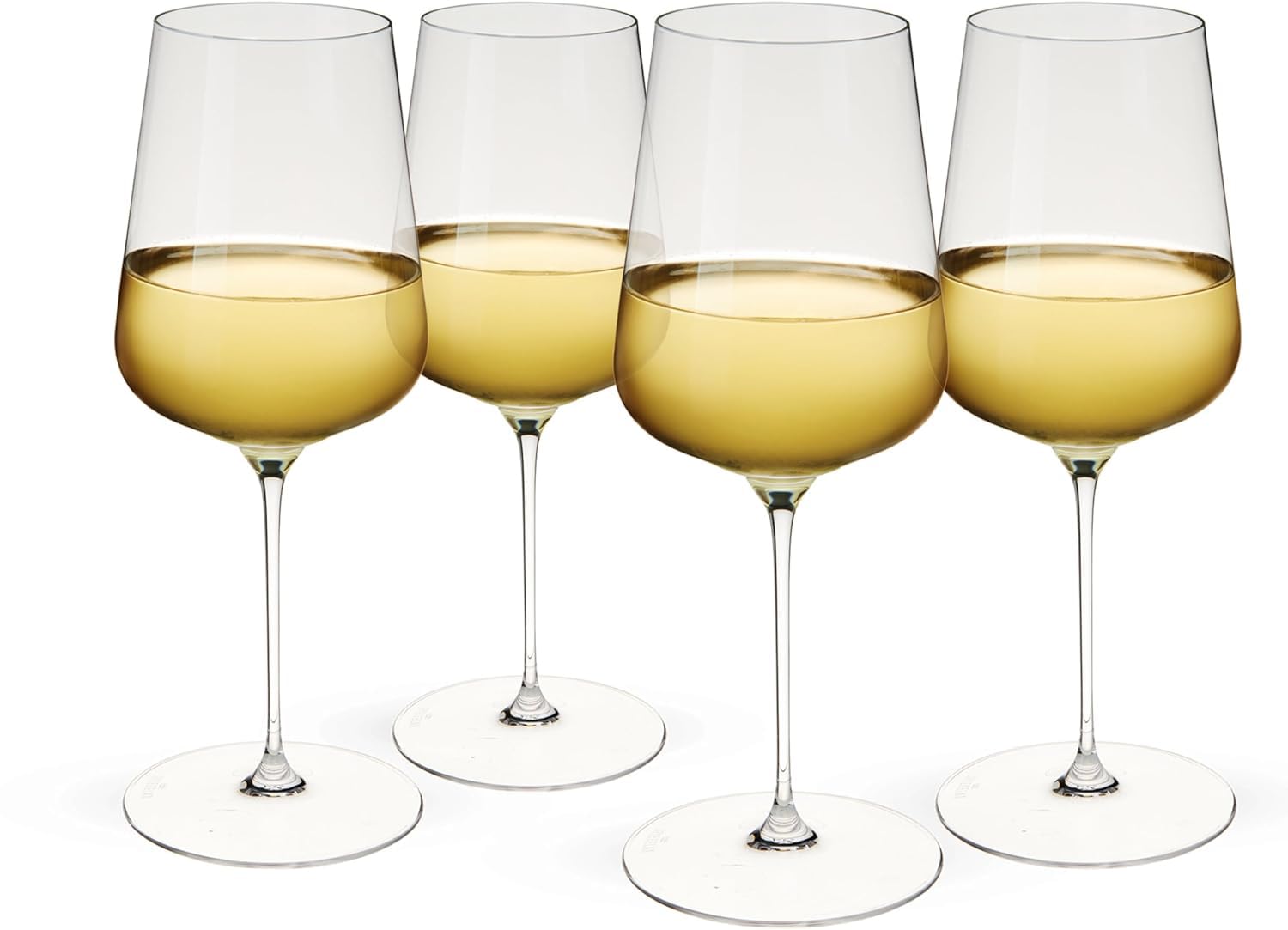 Spiegelau Definition Universal Big Wine Glasses, European Made Crystal Drinking Glass Set for White and Red Wines, Dinner, Birthday Party, Glassware, Home Bar Accessories, 538.6 g, Set of 4