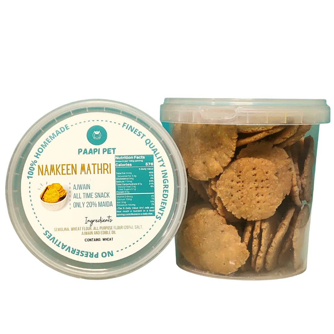 See full amazon price history chart for Paapi Pet Namkeen Mathri | Whole Wheat Flour & Sooji | Ajwain | 20% Maida | 100% Homemade | No Preservative| Made Fresh On Order | Chai Time Snack (300g) Paapi Pet Namkeen Mathri | Whole Wheat Flour & Sooji | Ajwain | 20% Maida | 100% Homemade | No Preservative| Made Fresh On Order | Chai Time Snack (300g) (B0B4K7TFZC) Amazon Price History, Amazon Price Tracker