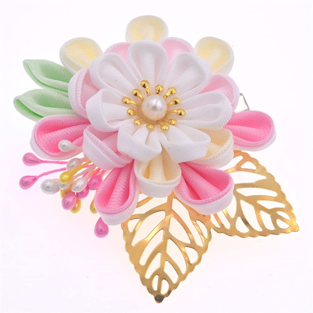 Amazon.com : MIAO WU Japanese Hair Clip Cherry Blossom Japanese