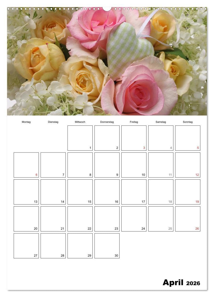 Ein herzliches Jahr (hochwertiger Premium Wandkalender 2026 DIN A2 hoch), Kunstdruck in Hochglanz: Ein Kalender-Schmuckstück für die ganze Familie (CALVENDO Lifestyle)