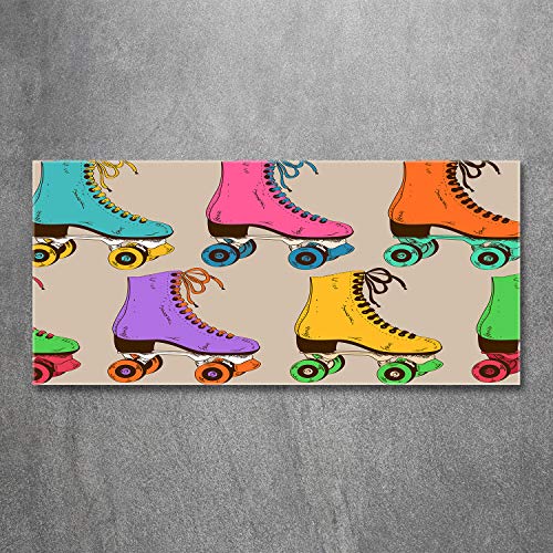 Mural acrylic glass picture Tulup 120x60cm tableau multicolore