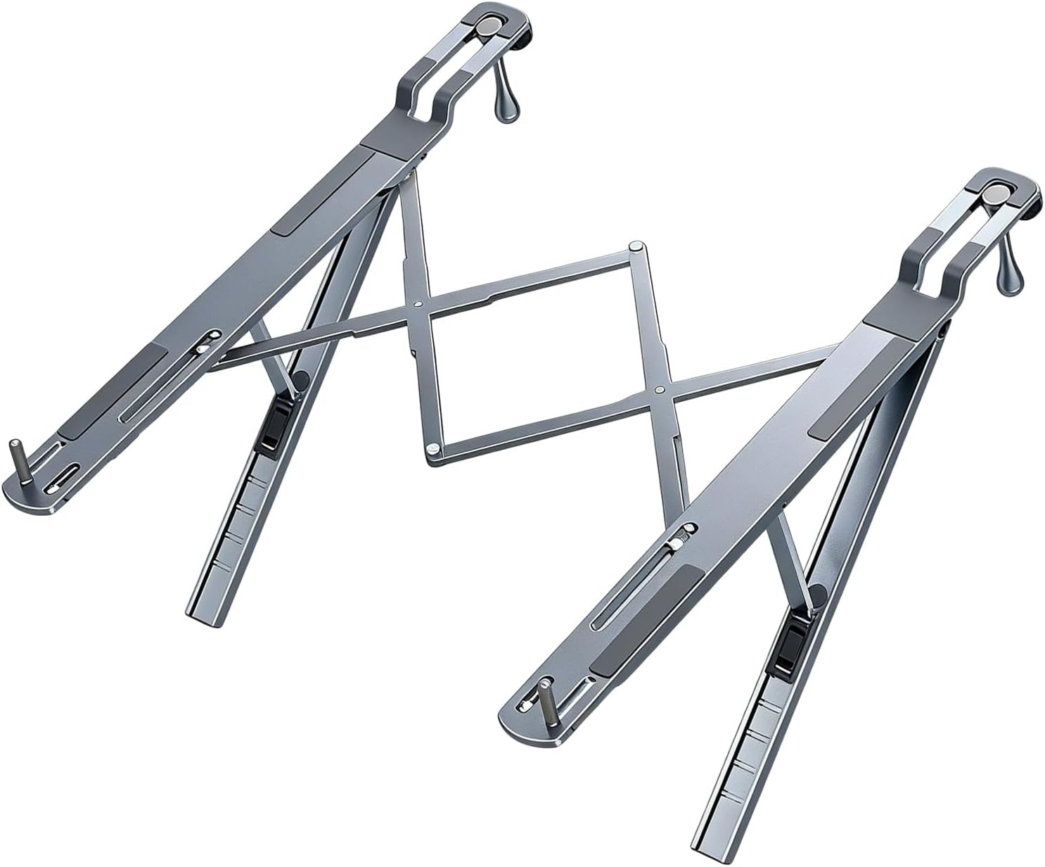 Universals Aluminum Mounted Notebook Desk Holder for Car Trucks and Offices Use Space Saving Car Notebook Desk