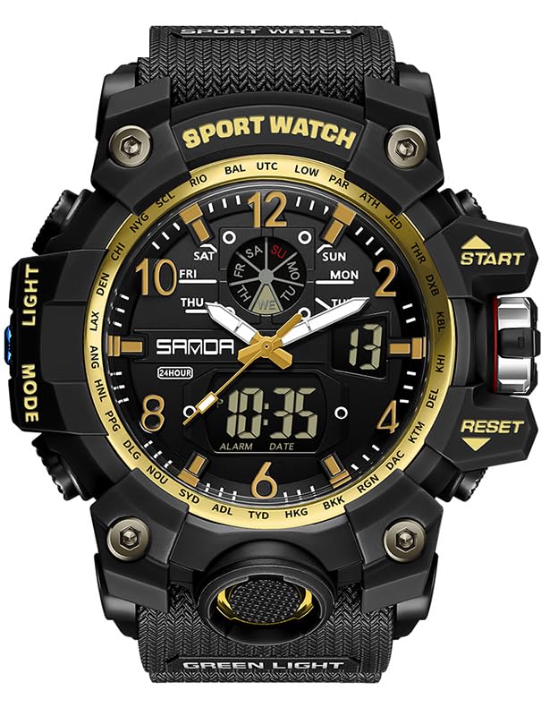 Montre sport militaire homme robuste et étanche pour ne plus rater l'heure