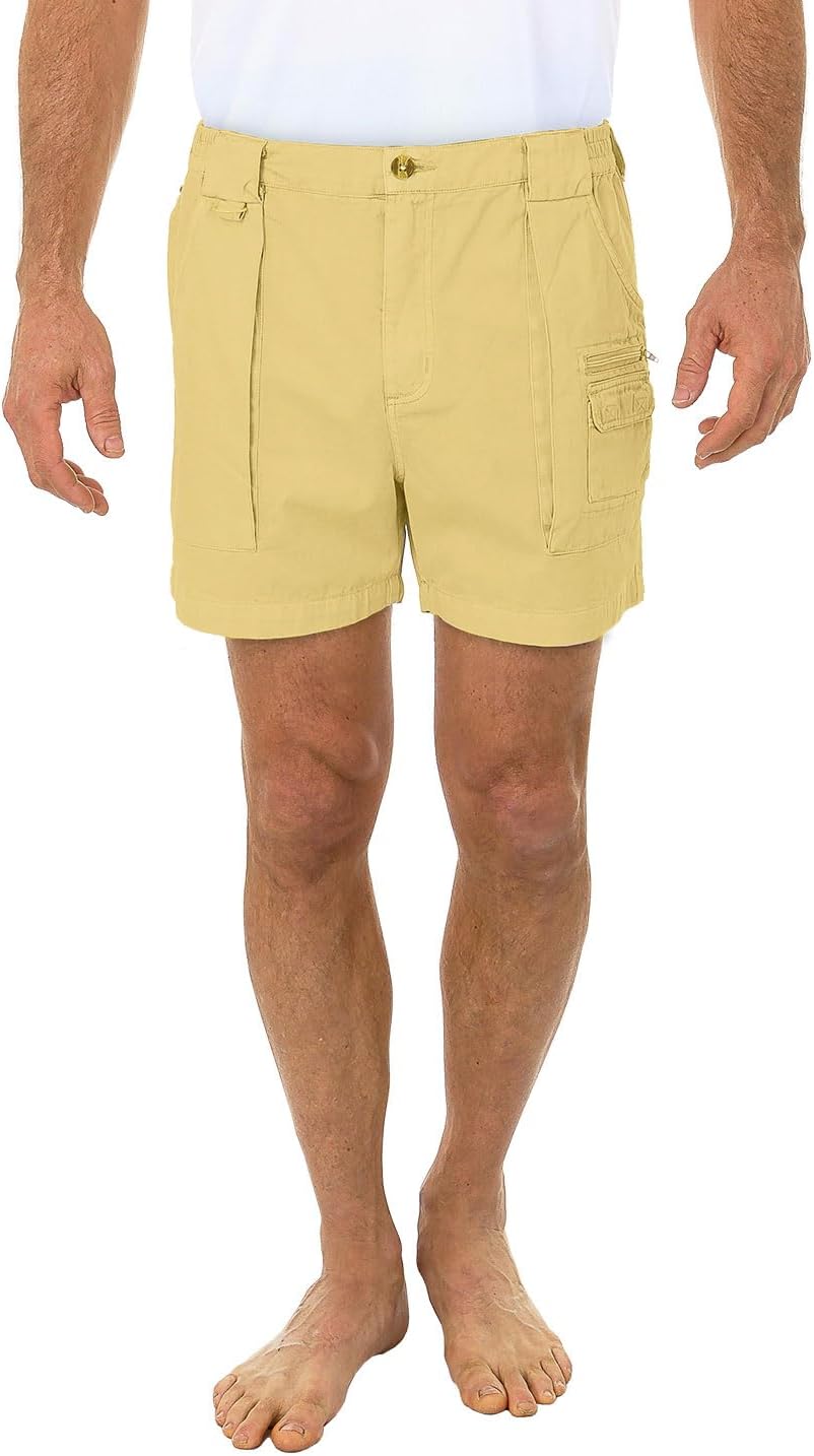 Beach Outfitters Men's Walking Hiker 100% Cotton Cargo Short