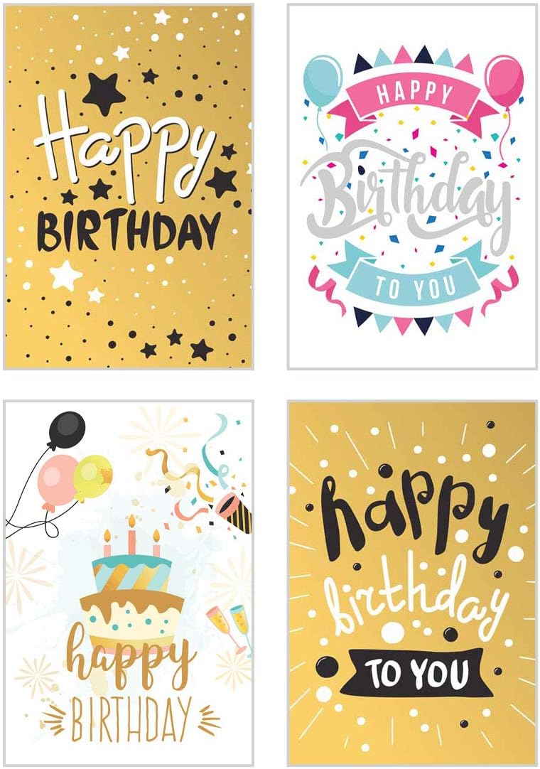 Edition Seidel Set of 12 Exclusive Birthday Cards with Envelopes Birthday Card Man Woman (Folded Cards with Envelope) - Image 5